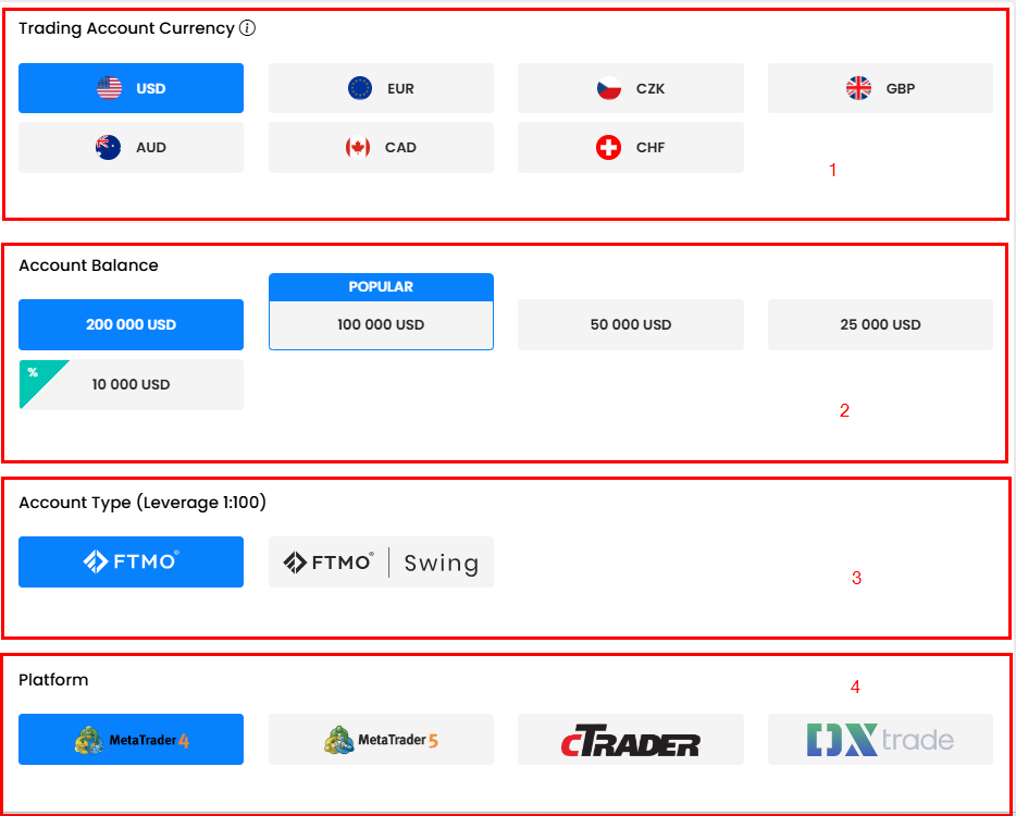 Platform FTMO